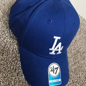 New Youth blue MLB LA cap
